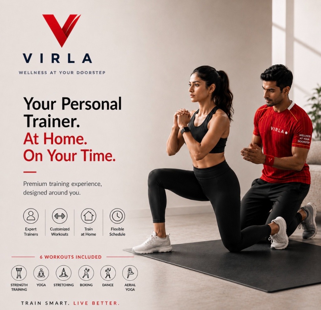 Virla personal lunge training session at home